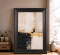 Moulure de cadre photo en bois massif 50x66mm gris foncé, profil incurvé vintage, pour peinture à l'huile, photo, art mural