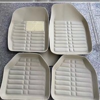 Tapis de sol de voiture universels antidérapants entièrement enveloppants sans logo, ajustement standard pour les modèles neufs et anciens