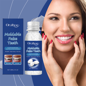 Oralhoe 30ml Dientes Postizos Moldeables Reutilizables Súper Resistentes Duraderos No Tóxicos Relleno Dental <span class=keywords><strong>Pegamento</strong></span> Dental <span class=keywords><strong>Para</strong></span> Dientes - Product Image 1