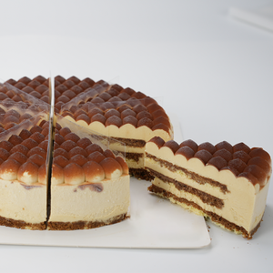 Producto en Oferta, Pastel de Mousse Tiramisú de Ocho Pulgadas y Diez Porciones, Bajo en Grasa, para Transporte Congelado - Product Image 3