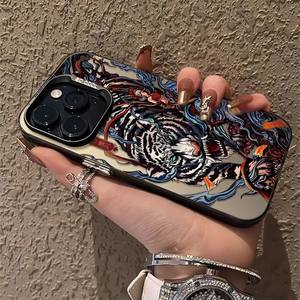 טיגריס טוטם מגניב עבור iphone 17 16 12 13 11 14 15 pro xs xr 8 + כיסוי חסין shockpi קשה shocks - Product Image 2