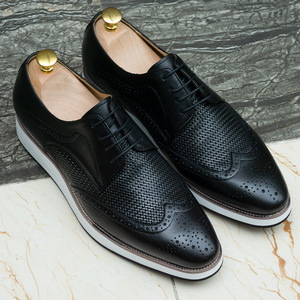 Zapatos Casuales de Piel Genuina para Hombre, Diseño Moderno Otoño 2026, con Punta en Pico, Estampado de Grafiti, Tacón Bajo - Product Image 5