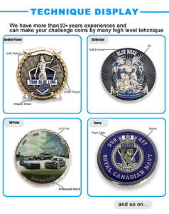 Moneda de desafío de metal personalizada de fábrica, moneda de desafío 3D de latón antiguo y cobre para EE. UU., Alemania, Reino Unido, Israel, Canadá - Product Image 6