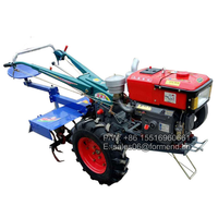Tracteur à deux roues avec charrue à disques, remorque, divers outils agricoles, prix d'usine, livraison gratuite