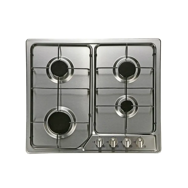 60cm 4 Burners Home Appliance Kitchen Recessed Black Tempered Glass Gas Stove Cooker Gas Hob