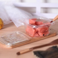 herbes rectangulaires suspendus de 0.75oz pour l'emballage d'herbes fraîches Boîte en plastique à clapet jetable transparente