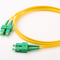 Manufacturer wholesale SC Single Mode Fiber Patch Cord 15m Low Insertion Loss G652D 9/125 fiber optic patch cord 1m 3m 5m
