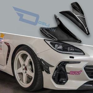 Para 22- Subaru BRZ ZD8 y Toyota GR86 ZN8 estilo HK falda lateral de fibra de carbono con Canard BRZ falda lateral con Canard - Product Image 1
