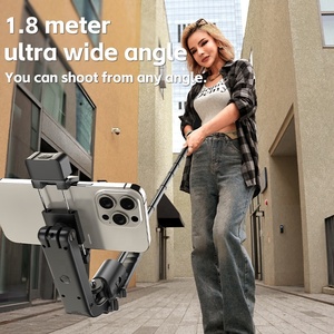 <span class=keywords><strong>ADYSS</strong></span> A101 Ai Intelligent Auto Face Tracking Selfie Stick Trépied Porte-téléphone Rotation 360° pour la prise de photos et le streaming en direct - Product Image 3