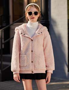 Bouton pression vers le bas nouveau design filles manteau deux poches latérales filles manteau 2 3 <span class=keywords><strong>ans</strong></span> à manches longues enfants veste d'hiver pour les filles - Product Image 6