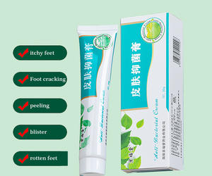 Crème antibactérienne à base de plantes pour les pieds d'athlète, pieds odorants, démangeaisons, soin anti-fongique des pieds secs, 30g - Product Image 3