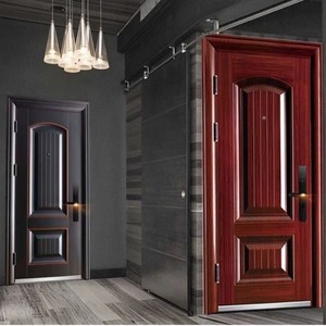 Porte de Sécurité en Acier pour <span class=keywords><strong>Maison</strong></span> Familiale, Porte d'Entrée Blindée Turque en Acier, Porte de Sécurité en Acier Inoxydable - Product Image 2