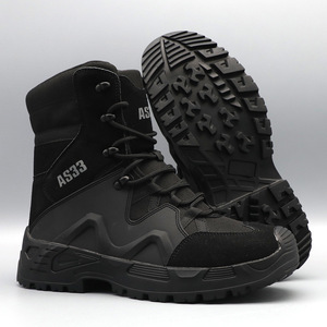 Botas de Senderismo Tácticas de Caña Alta Color Caqui para Hombre, Antideslizantes, Resistentes al Desgaste, con Cordones, para Trekking al Aire Libre - Product Image 2