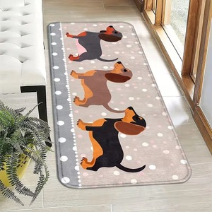 <span class=keywords><strong>Tapis</strong></span> <span class=keywords><strong>d</strong></span>'<span class=keywords><strong>entrée</strong></span> antidérapant à thème Teckel, <span class=keywords><strong>tapis</strong></span> mignon pour l'<span class=keywords><strong>entrée</strong></span> de la maison, pour le salon, la chambre, la salle de bain, la cuisine et les espaces extérieurs - Product Image 1