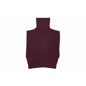 Pull à col roulé sans manches pour femmes coupe régulière coton doux 100% coton mince automne saison mode gilet tricoté - Product Image 1