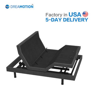 Base Letto Elettrica Regolabile Dreamotion con Luce LED, Funzione Massaggio, Quattro Motori, Confortevole, Misura Queen, Silenziosa, Motore Jiecang - Product Image 1