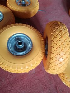 Ruedas de Poliuretano Sólido de 10'' X300-4, Resistentes a Pinchazos, para Carretillas, 260x73mm, Venta al <span class=keywords><strong>Por</strong></span> Mayor - Product Image 4