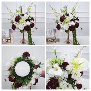 ลูกบอลดอกกุหลาบทำมือสำหรับงานแต่งงานและงานฉลองปีใหม่ ของตกแต่งบ้าน - Product Image 3