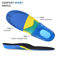 Semelle orthopédique EVA orthopédique pour pied plat fasciite plantaire semelle intérieure de sport confortable absorbant les chocs pour chaussures