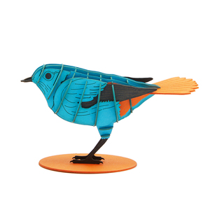 CUPUZ <span class=keywords><strong>Kit</strong></span> de modélisme 3D en papier, modèle d'oiseau Plumeux ecreux (Plumbeus Water-Redstart) pour les cadeaux de fête d'anniversaire des enfants, les récompenses scolaires, les cadeaux et la piñata - Product Image 1
