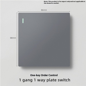 Anh tiêu chuẩn 13A chuyển đổi ổ cắm đa chức năng năm lỗ USB pháp ổ cắm 2.5A chuyển đổi màu xám Châu Âu-phong cách ổ cắm duy nhất - Product Image 4