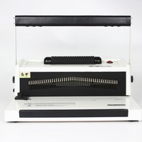 Machine à relier électrique à bobine unique YS-S20A avec fonction de perforation spirale, perforatrice de livres et de périodiques à 46 trous