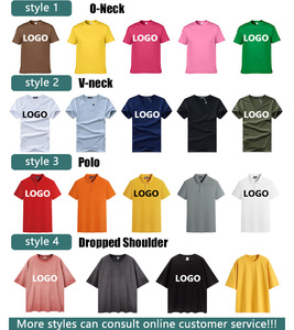 T-shirts promotionnels tricotés imprimés à prix d'usine, mélange coton-polyester 180 g/m², vierges, pour hommes, manches courtes, coupe classique - Product Image 3