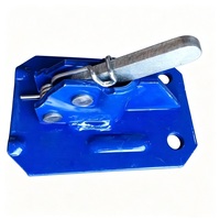 Boucle de fixation pour échafaudage en acier Q235 fiable, électrogalvanisée et thermolaquée rouge, outil de construction, clip à ressort rapide