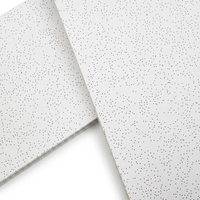 Dalles de plafond en laine minérale acoustique 600x600mm, panneaux suspendus insonorisants pour plafond de restaurant
