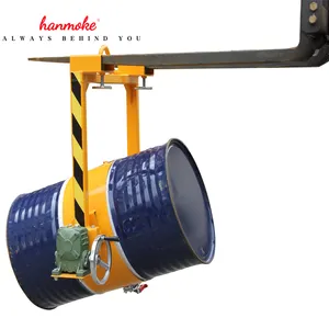 Manual-operated Tilting Forklift Hoist Drum Rotator Forklift Attahment