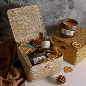 Juego de regalo de aromaterapia con núcleo de madera natural, caja de regalo de vela perfumada hecha a mano con cáscara de <span class=keywords><strong>coco</strong></span>, juego de regalo de cumpleaños único - Product Image 4