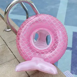 Hot Selling Inflatable Kids Mermaid Tail Swimming Pool Float Summer Tube Baby Pool Float Seat