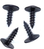 Tornillos de acero con óxido negro para carrocería de automóvil, guardabarros, parachoques, revestimiento interior del arco de rueda, protector contra salpicaduras, tornillo para cubierta del motor, Clase 8.8