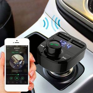 X8 รถชาร์จเร็วแบบ USB คู่เครื่องส่งสัญญาณ FM แฮนด์ฟรีเครื่องเล่น MP3 ในรถยนต์เครื่องรับสัญญาณเสียง - Product Image 6