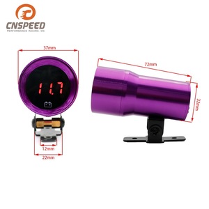 CNSPEED Digital Voltmeter 37mm LED Display <b>12V</b> <b>DC</b> Car Instrument Panel Single Phase - Product Image 4