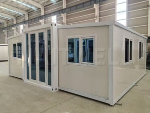 บ้านสำเร็จรูปแบบพับได้ ขยายพื้น<span class=keywords><strong>ท</strong></span>ี่ได้ พร้อมแผนผังพื้นแ<span class=keywords><strong>ล</strong></span>ะ<span class=keywords><strong>ผนัง</strong></span>แบบกำหนดเอง บ้านคอนเ<span class=keywords><strong>ท</strong></span>นเนอร์เคลื่อนที่แบบโมดู<span class=keywords><strong>ล</strong></span>าร์ สำหรับอยู่อาศัยแ<span class=keywords><strong>ล</strong></span>ะสำนักงาน - Product Image 1