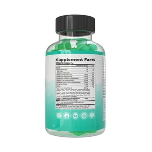 Bonbons Gommeux Supergreens OEM Probiotiques - Extrait de Feuille d'Artichaut Spiruline Chou Kale Vitamines B6 Santé Digestive Soutien Immunitaire - Product Image 3