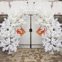 Arbres artificiels en fleurs de cerisier Sakura, faits à la main, pour la décoration d'événements, de fêtes et de mariages