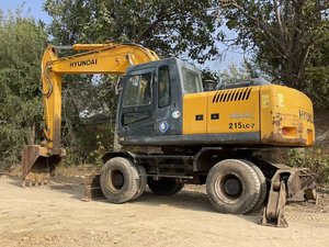 Excavadora de cadenas Hyundai 215-7 fabricada en Corea del Sur en venta, excavadora Hyundai Super Robex 215-7 a bajo precio - Product Image 6