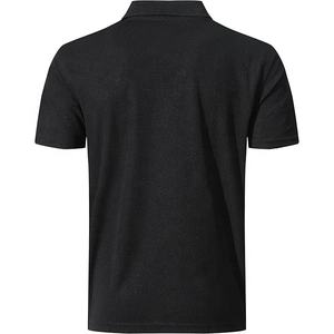 T-shirt de golf réversible pour homme, respirant, léger, en maille unie, à manches courtes, imprimé, séchage rapide, coupe ajustée - Product Image 2