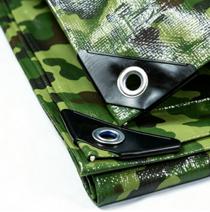 Bâche en géotextile tissé imperméable enduit LDPE, bâche en HDPE camouflage pour usage industriel, couverture de voiture et bâche de clôture - Product Image 2