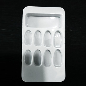 Empaque de Blíster de PVC PET Blanco con Forma Personalizada para Uñas Postizas, Blíster Cosmético al por Mayor - Product Image 3