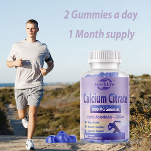 Gomitas de Citrato de Calcio OEM/ODM en Oferta, para el Apoyo de Huesos, Músculos e Inmunidad, Suplementos de Calcio de Absorción, Sabor Arándano - Product Image 4