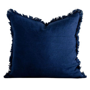 Funda de almohada de lino personalizada con flecos multicolores, última funda de cojín para el hogar y la sala de estar - Product Image 4