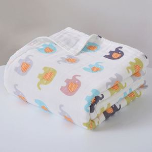 <b>Baby</b> <b>Muslin</b> Blanket 110*110cm Infant Receiving Blanket Newborn Swaddle Cotton Bath Towel - Product Image 5