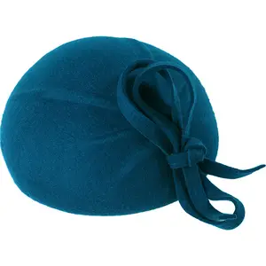 Girls Fashion Dome Cap Adult Ladies Party Banquet Shopping Church Vintage British Leisure Berets Hats Women Wool Beret Hat
