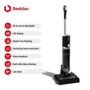 Nettoyeur <span class=keywords><strong>de</strong></span> <span class=keywords><strong>sol</strong></span> sans fil intelligent le plus vendu avec écran LED, aspiration puissante <span class=keywords><strong>de</strong></span> 15 kPa, <span class=keywords><strong>aspirateur</strong></span> eau et poussière pour la maison - Product Image 5