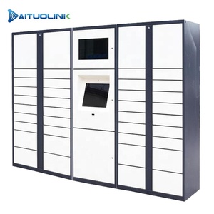 Livraison intérieure et extérieure <span class=keywords><strong>24H</strong></span> Self-service IOT QR Code Smart Parcel Delivery Locker 15.6/21.5 Inch - Product Image 4