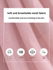 Màu Xanh Lưới Ngắn Tay Áo <span class=keywords><strong>T</strong></span>-Shirt Cho Phụ Nữ Vòng Cổ Cơ Sở Giảm Béo Lớp Thường Xuyên Vai Hollow-out Xem Qua Thiế<span class=keywords><strong>t</strong></span> Kế Mùa Hè - Product Image 4