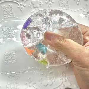 NEW Instagram Elegant Transparent Ball Series <b>Squishy</b>-Bouncy Soft Stress Relief Quiet Fidget Toy for Teens&Adults Pocket Therapy - Product Image 2